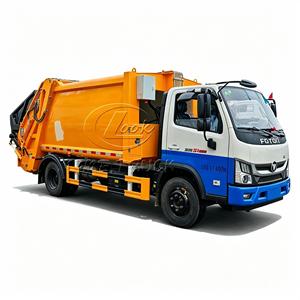 Camion compacteur de déchets Foton Aumark 8 m³ à chargement par benne triangulaire arrière, directement de l'usine - Product Image 1