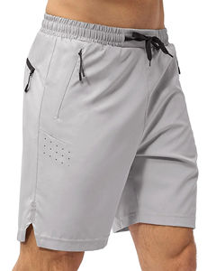 High Quality Custom Logo Men's Sport Shorts Printed Design Mesh Solid Pattern Street Wear Shorts in Plus Sizes for Men - Product Image 2