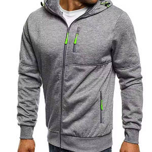 Ropa de Invierno para Hombre 2024, de Alta Calidad, Forro Polar Grueso, Cierre de Cremallera, Corte Regular, Logotipo Personalizado, Estilo Hip Hop, Color Sólido - Product Image 3