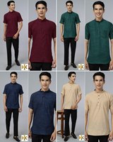 Nouvelle Arrivée - Kurta Indienne Personnalisée pour Hommes, Matériaux Personnalisables, Impression Numérique Multicolore, Prête à Porter, Spécial Fêtes Hiver/Été 2024
