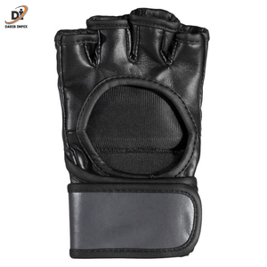 Venta caliente medio dedo buena calidad entrenamiento profesional personalizado MMA boxeo guantes MMA sin dedos - Product Image 4