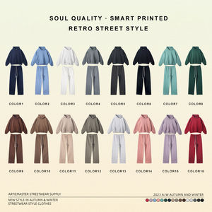 Venta al por mayor de algodón con capucha suéter 100 por ciento bordado Sudadera con capucha en blanco con cordón liso teñido primavera temporada desgaste - Product Image 6