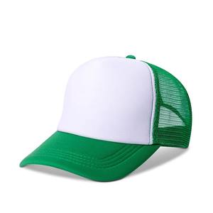 Gorra de golf bordada con logotipo de soplo 3D personalizado, 5 paneles de malla de poliéster, multicolor, deportiva, informal, base en blanco para gorra de golf de camionero - Product Image 4