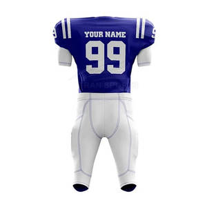 Ensembles d'uniformes de football américain légers pour adultes, matériel respirant en sergé pour équipe, option grande taille - Product Image 3