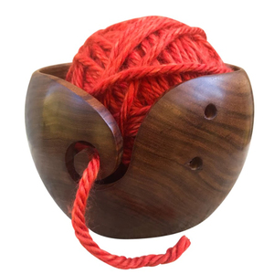 Bols de fil ronds de haute qualité pour tricoter bol de fil en bois artisanal dernière conception hivers fournitures couture bol fait main - Product Image 1