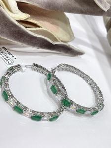 Boucles d'oreilles élégantes faites à la main Doublet Hoops avec torsion traditionnelle pour les tenues de fusion Boucles d'oreilles pour femmes pour la mode de fête - Product Image 5