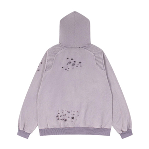 ผ้าฝ้าย 100% ทําด้วยโลโก้ส่วนตัวและป้ายผู้ชาย Hoodies ในความด้อย / โลโก้เย็บปักถักร้อยพิมพ์สกรีนแบบกําหนดเองผู้ชาย Hoodies ลําลอง - Product Image 2