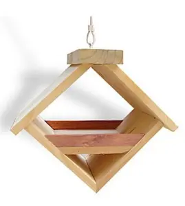 Casa de ardilla de madera fácil disponible para jardín en calidad duradera con alimentador de madera de acabado elegante para ardillas al por mayor - Product Image 4