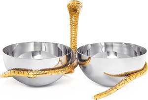 Bandejas de servicio decorativas personalizadas de lujo moderno Premium multifuncional desmontable para boda Ramadán opciones de Color personalizado - Product Image 2