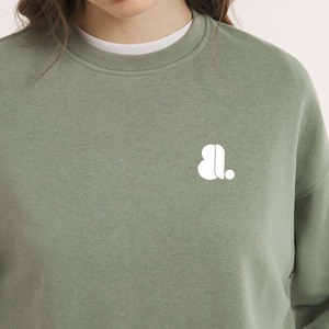 Sweat-shirt en molleton à col rond personnalisé pour femmes, nouvelle collection, polyester/coton uni 300g, doublure brodée sur le devant, logo personnalisé - Product Image 5