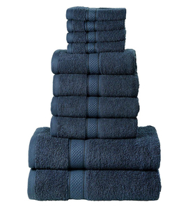 Lot de 10 serviettes en bale 100% coton serviettes éponge séchage rapide et respectueux de la peau usage domestique - Product Image 4