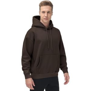 Vente chaude 100% coton hommes pull à capuche surdimensionné unisexe grande taille sweats polaire vêtements sweat à capuche blanc - Product Image 2