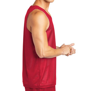 Venta al por mayor de camisas sin mangas de algodón Muscle Gym Workout para hombres - Product Image 3