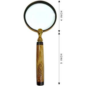 แว่นขยายทำมือพร้อมด้ามจับมุกประดับ - Product Image 3