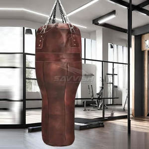 Sac de frappe de boxe de qualité supérieure, sac de sable vide avec chaîne pour la boxe thaïlandaise professionnelle, les arts martiaux, la salle de sport, l'entraînement - Product Image 2
