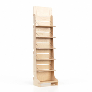 Altezza regolabile e su misura scaffali in legno vetrina 12mm di spessore per negozio di alimentari e bevande e negozi di vino - Product Image 4