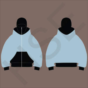 Sudadera con Capucha y Media Cremallera para Hombre, Chaqueta Casual con Capucha y Bolsillo, Cortavientos y Cálida - Product Image 5