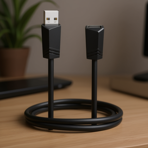 <b>Usb</b> 2.0 <b>Extension</b> Cable 5m Male To Female Black - Product Image 3