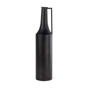 Noir mat fleur Vase métal artisanat élégant Vase décoratif Style moderne table Pot de fleur décor à la maison événement fournitures Unique - Product Image 1