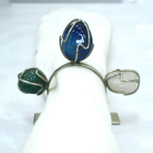 Corde matériel forme ronde couleur marron rond rond rond Style fantaisie luxe fait à la main utilisé décoration de Table de fête de mariage - Product Image 6