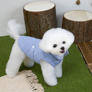 Ropa para <span class=keywords><strong>Perros</strong></span> Doe, Chaqueta de Invierno de Poliéster con Hebilla para Correa, para <span class=keywords><strong>Perros</strong></span> Pequeños, Diseño de Sonrisa - Product Image 5