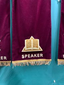 ผ้าคลุมโต๊ะ Masonic Regalia ผ้าคลุมโต๊ะสีแดงเข้ม - Product Image 5