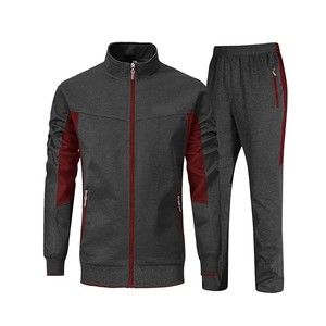 Chándal para hombre, ropa de entrenamiento y jogging, chándal ajustado con cremallera y logotipo personalizado - Product Image 4