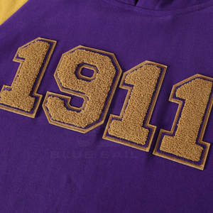 Nouvel arrivage de sweats à capuche brodés pour hommes tissu à séchage rapide tenue décontracté col à capuche motif imprimé solide saison d'hiver prix bon marché - Product Image 6