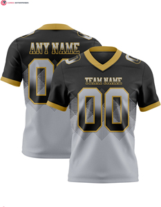 Custom White Black-Red Mesh Authentic Gradient <b>Square</b> Shape Flag Football Jersey - Product Image 3