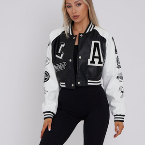 Chaqueta Universitaria Unisex Premium con Forro Acolchado Cálido y Resistente para Clima Frío, Uso en Equipos, Bordado Personalizado para Equipos Escolares - Product Image 1