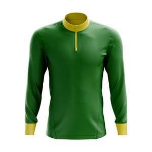 Quick Dry Half Quarter Zip Manga larga Deportes Atletismo Gimnasio Correr Alta calidad Half Zip Sudadera - Product Image 1