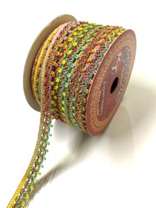 Tự làm may Vật liệu may mặc vàng bạc đỏ xanh xanh kim Loại ren giáng sinh nhỏ cong bện trang phục sequined cạnh Trims - Product Image 3