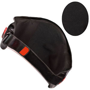 Protection abdominale en cuir PU personnalisée, rouge et noir contrastés, très vendue, durable, au meilleur prix, par AMAZING INDUSTRIES - Product Image 4