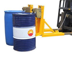 Alat Penjepit Drum Forklift Tipe CF-DG720 Twin Forklift, Bucket Baja, Peralatan Bantu Forklift untuk Penanganan Drum - Product Image 3