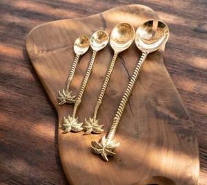 Cubiertos de latón de excelente calidad, cuchara de cena, juego de cubiertos, accesorios de cocina, cuchara, fabricante de la India - Product Image 1