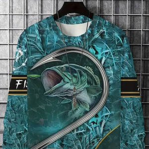 ชุดตกปลาแขนยาวระบายอากาศได้ดีน้ำหนักเบาสำหรับผู้ชายชุดตกปลาแห้งเร็วลายพื้นสไตล์ฤดูหนาว - Product Image 3