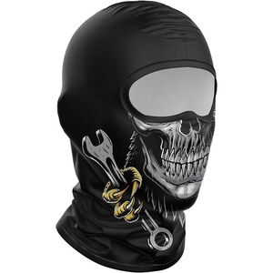 Cache-tête de cyclisme en polaire pour l'hiver, l'automne et le printemps, masque coupe-vent et respirant avec tirette, protection faciale, cagoule - Product Image 5