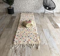 Beni Ourain Berber Hall Runner grand tapis en laine véritable marocain personnalisé authentique Berber