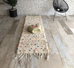 Beni Ourain Berber Hall Runner grand tapis en laine véritable marocain personnalisé authentique Berber - Product Image 2