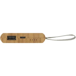 Power Bank Ecologico Tulda in Bambù da 5000mAh per Gadget Promozionali - Product Image 6