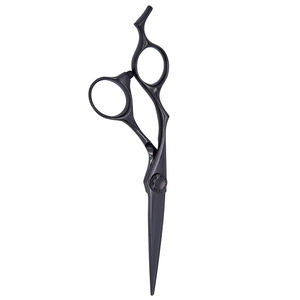 กรรไกรตัดผมแบบกรรไกรเคลือบสีดำสำหรับร้านเสริมสวย - Product Image 5