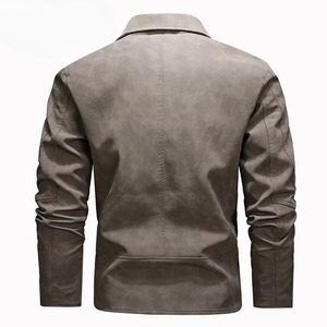 Winter Leather <b>Jacket</b> Men Coat <b>Jackets</b> Bomber Faux Leather Vintage Water Proof Biker Windproof <b>Jacket</b> - Product Image 4