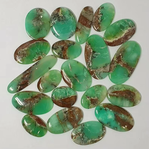 Chrysoprase naturelle pierres précieuses mélange forme Cabochon poli en vrac pour les femmes bijoux fabrication de cadeaux de haute qualité - Product Image 3