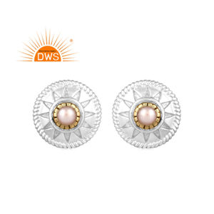 Pendientes de perlas naturales de plata de ley fina superventas, joyería para mujer, regalo para ella - Product Image 1