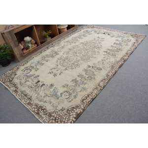 Clásico Beige marrón 5,4X8,9 pies Vintage alfombra turca Imitación Piel de conejo látex nuevo Patchwork rectángulo alfombras de pasillo para cabecera - Product Image 2