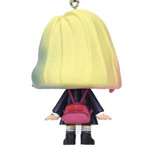 Porte-clés 3D Enid Nevermore en PVC, silicone et cuir PU, style uniforme, avec mousqueton, inspiré des dessins animés et de l'anime - Product Image 1