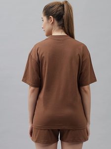 Haute qualité femmes été à manches courtes chemise Shorts ensembles solide motif Streetwear décontracté personnalisable en gros survêtement - Product Image 3