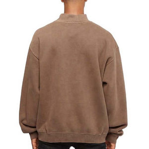 Sudaderas y Hoodies Básicas de Algodón 100% para Hombre, Estilo Casual, con Estampado Gráfico, Cuello Redondo, Talla Grande, Lavado Ácido, en Oferta - Product Image 2