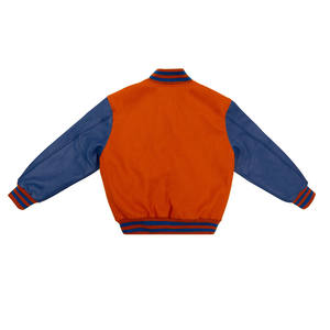 Chaquetas universitarias Letterman de alta calidad 2026, cuerpo de lana, Mangas de cuero genuino, ropa de invierno, chaqueta de béisbol universitaria para hombres - Product Image 2