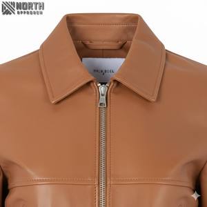 แจ็กเก็ตหนังแกะผู้หญิงน้ำหนักเบา, 2025สามารถปรับแต่งได้ระบายอากาศได้ดี - Product Image 4